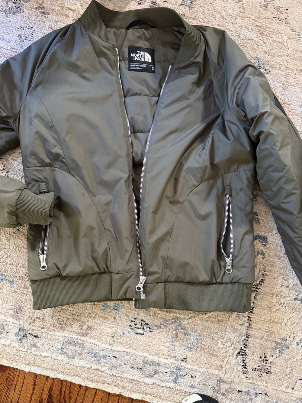 The North Face  Olive Green Bomber Jacket